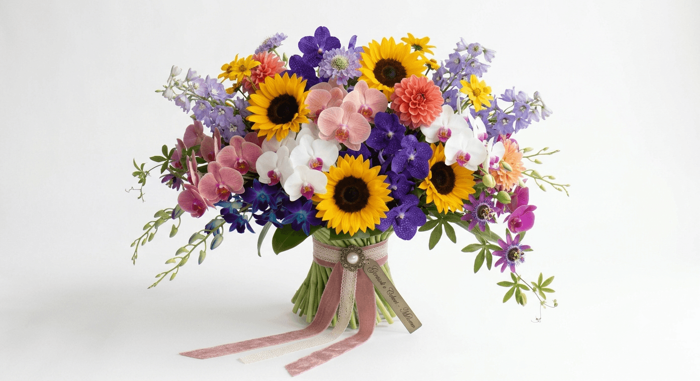 Girasoli e Fiori Colorati with flower delivery in Milan