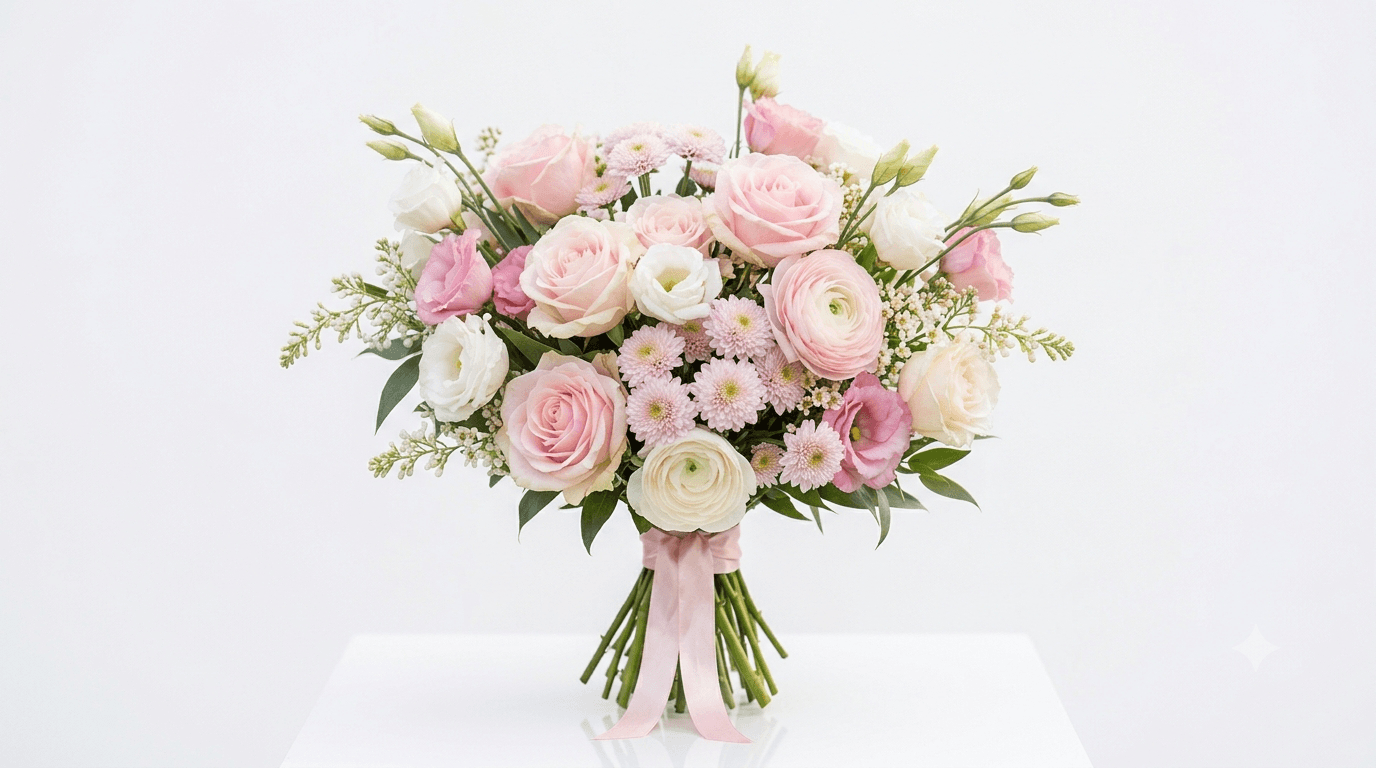 Bouquet Delicato with flower delivery in Milan