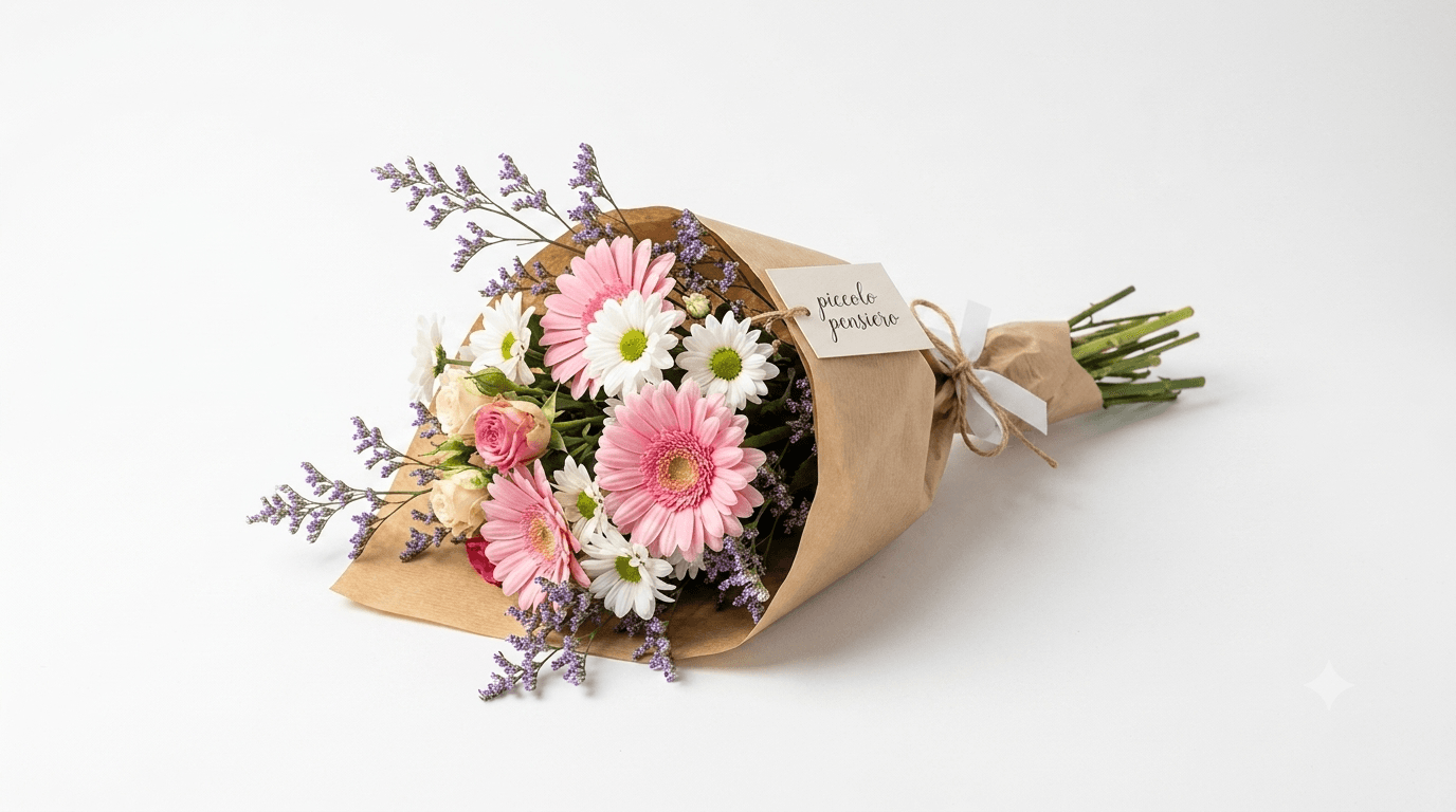Bouquet Piccolo Pensiero with flower delivery in Milan