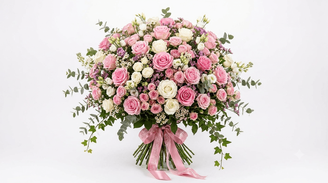 Bouquet Rose Romantico con consegna a Milano