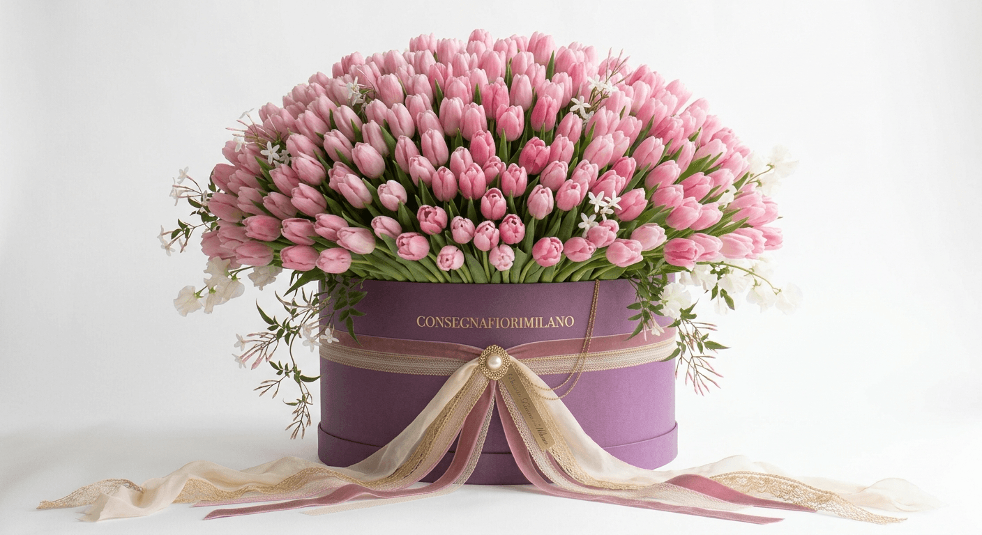 Tulipani Rosa with flower delivery in Milan